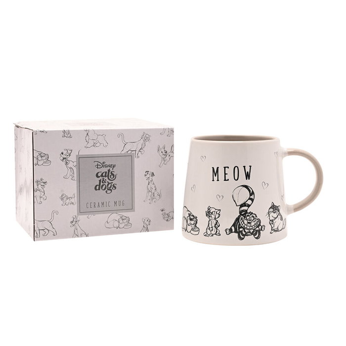 WIDDOP & CO Taza Meow Cats & Dogs Disney Cerámica