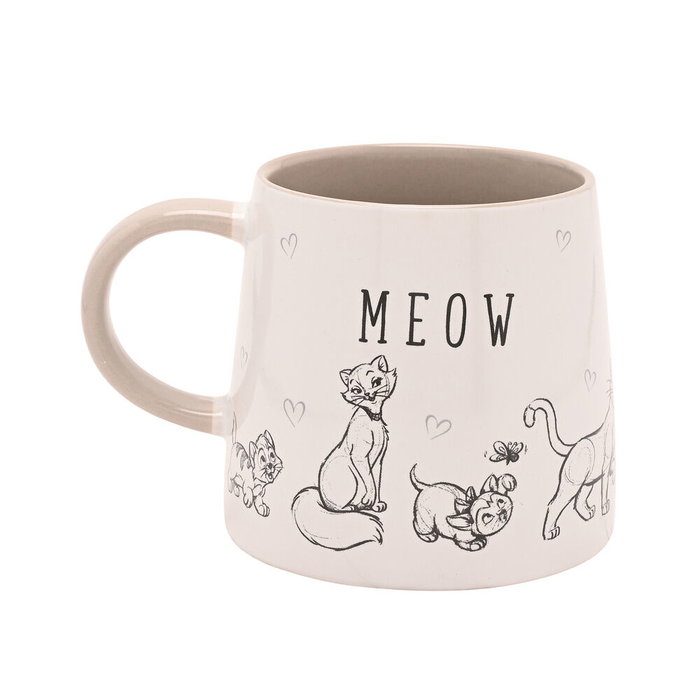 WIDDOP & CO Taza Meow Cats & Dogs Disney Cerámica