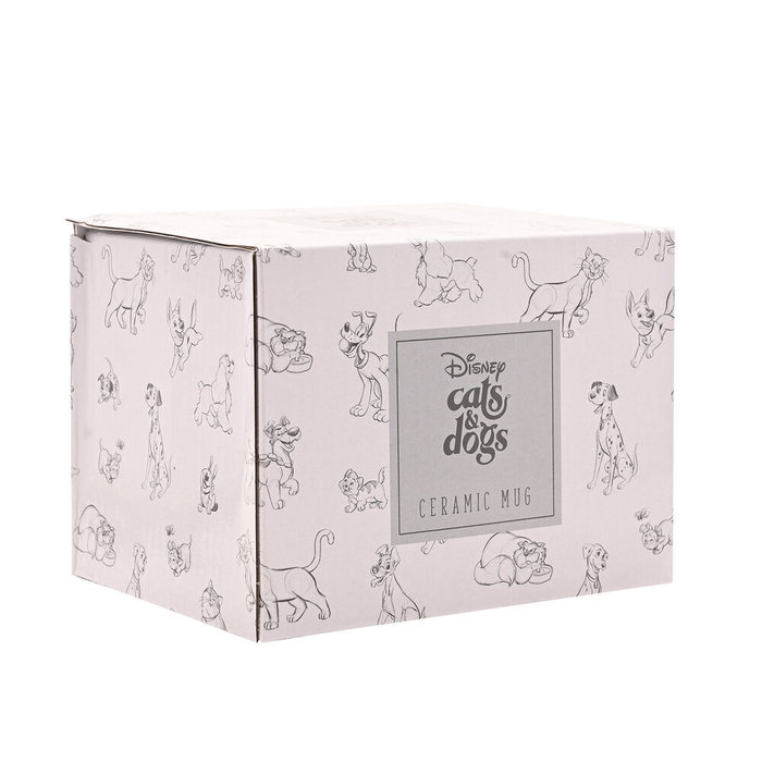 WIDDOP & CO Taza Meow Cats & Dogs Disney Cerámica