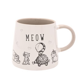 WIDDOP & CO Taza Meow Cats & Dogs Disney Cerámica