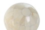 DKD Home Decor Bola de Decoración Mango Hueso 10x10x10 Rayas Natural