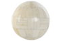DKD Home Decor Bola de Decoración Mango Hueso 10x10x10 Rayas Natural