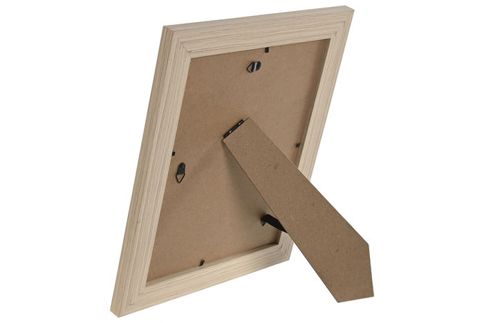 DKD Home Decor Marco Foto 20X25 Basicos Natural MDF Lino 26 x 1.8 x 31 cm (4 Unidades)