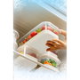 Hermia Organizador de Frigorífico 4 Piezas Gris 4B - Grey Set de Contenedores de Plástico sin BPA para Cocina