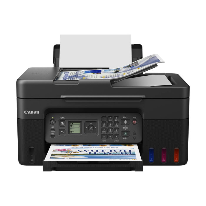 Canon Pixma G4570 Multifunción 4 en 1 Inyección de Tinta Recargable con Fax y Wi-Fi