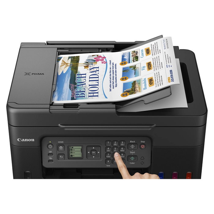 Canon G4570 Megatank Impresora Multifunción 4 en 1 Inyección de Tinta Color Wi-Fi ADF Negro
