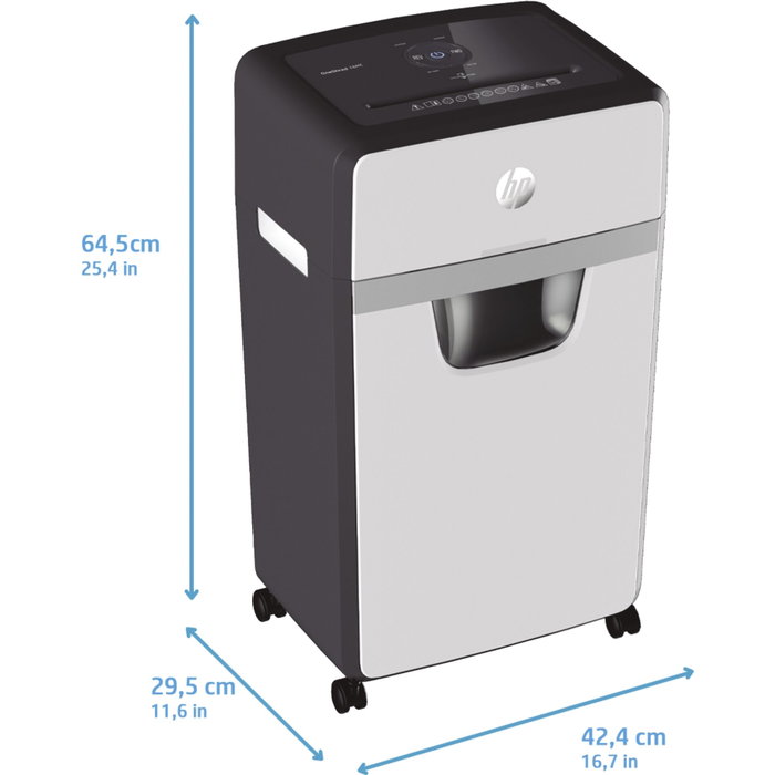 HP OneShred 16MC Destructora de papel Microcorte 16 hojas A4