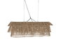 DKD Home Decor Lámpara de Techo de Fibras Naturales 141x55x40 cm