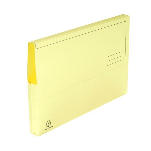 Exacompta Pack de 10 subcarpetas con bolsa amarillo 24x32cm Exacompta Pack de 10 subcarpetas con bolsa amarillo 24x32cm