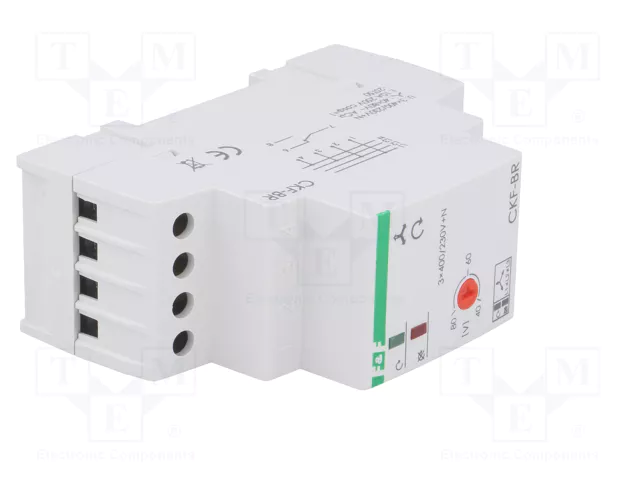 F&F CKF-BR Relé de monitorización de tensión para raíl DIN SPDT F&F CKF-BR Relé de monitorización de tensión para raíl DIN SPDT