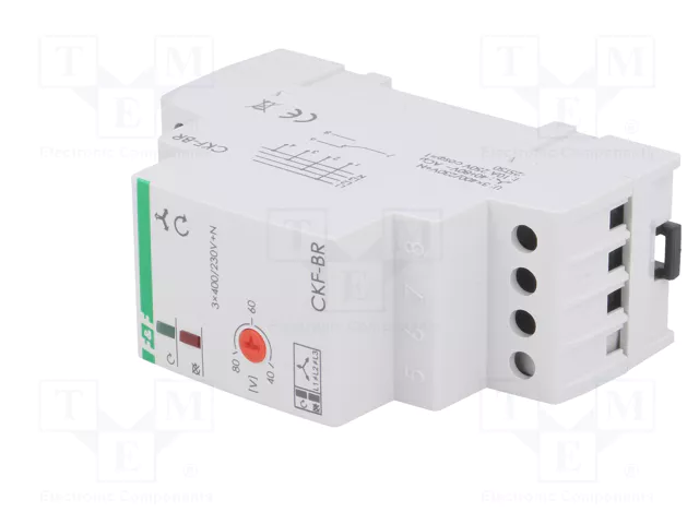 F&F CKF-BR Relé de monitorización de tensión para raíl DIN SPDT F&F CKF-BR Relé de monitorización de tensión para raíl DIN SPDT