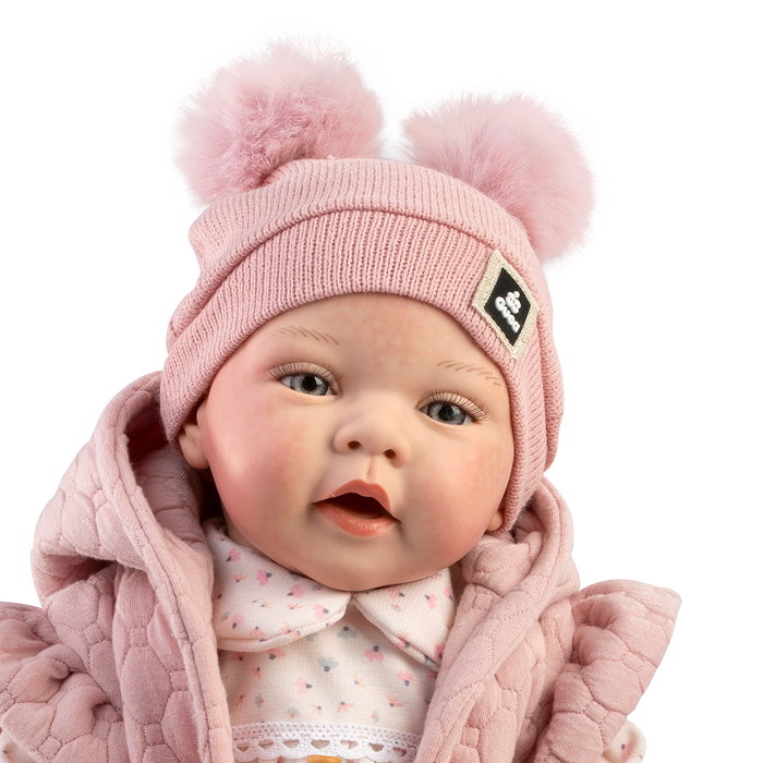 Muñecas Guca Muñeca Reborn Candela 46 cm - Alta Realismo, Español, +6 Años