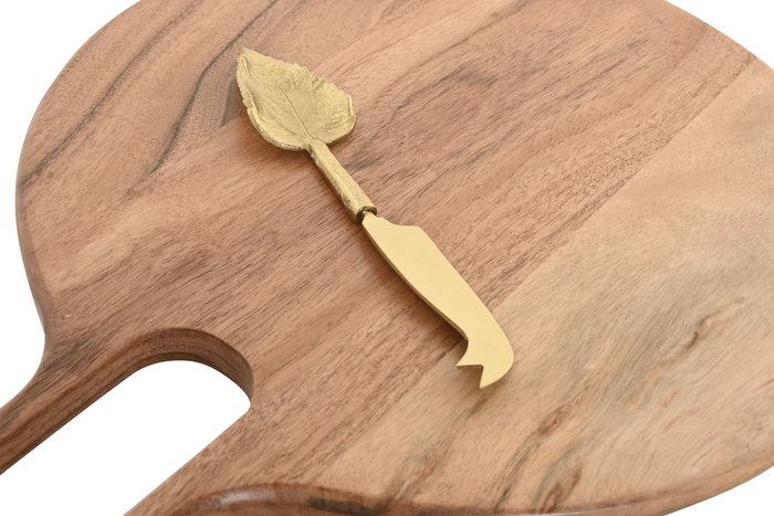 DKD Home Decor Tabla Cortar Acacia Inox Dorado Natural 40 x 1.5 x 30 cm Set de 4 DKD Home Decor Tabla Cortar Acacia Inox Dorado Natural 40 x 1.5 x 30 cm Set de 4