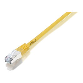 EQUIP Patchkabel 225461 2 m Cable de Red RJ-45 RJ-45 Cat5e F/UTP (FTP) Amarillo PVC 100 MHz
