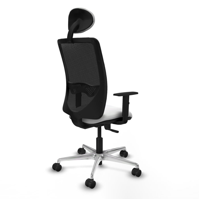 PIQUERAS Y CRESPO Silla de oficina Zulema con mecanismo Sincro, Blanco y Negro PIQUERAS Y CRESPO Silla de oficina Zulema con mecanismo Sincro, Blanco y Negro