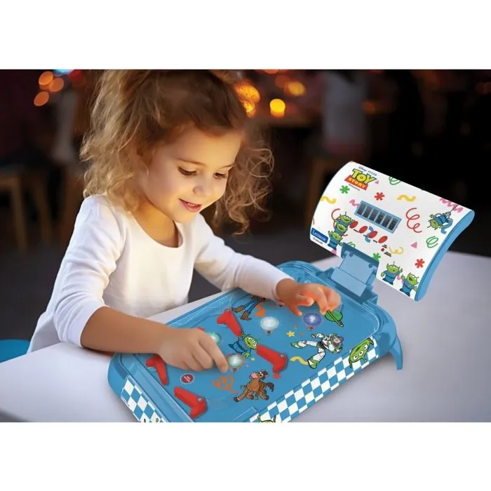 Lexibook Máquina de Pinball Electrónica Toy Story con Sonidos, Luces y Pantalla de Puntuación