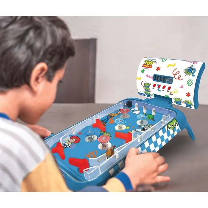 Lexibook Máquina de Pinball Electrónica Toy Story con Sonidos, Luces y Pantalla de Puntuación
