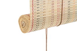 DKD Home Decor Estor Tropical Multicolor Bambú y Poliéster 175 x 60 cm