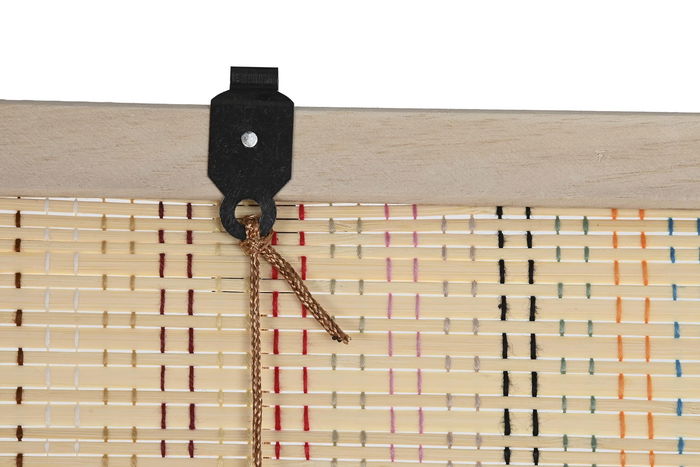 DKD Home Decor Estor Tropical Multicolor Bambú y Poliéster 175 x 60 cm