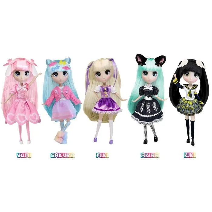 Bandai Muñeca Kawai grande estilo japonés 30 cm Yumi Shibajuku Licencia Oficial BAN3701405823979 Bandai Muñeca Kawai grande estilo japonés 30 cm Yumi Shibajuku Licencia Oficial BAN3701405823979