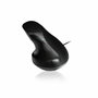 Ewent EW3156 Ratón Ergonómico Vertical para Mano Derecha, 1000 DPI, Negro y Rojo