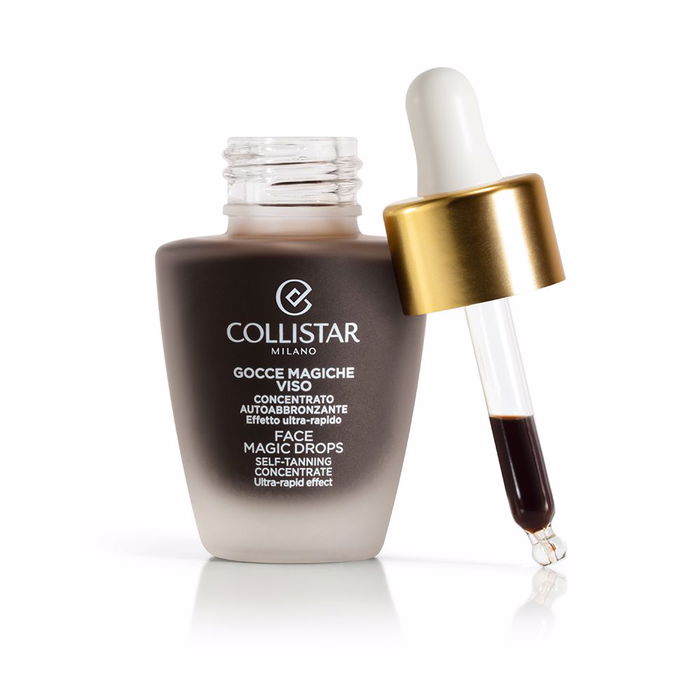 Collistar GOTAS MÁGICAS rostro Autobronceador Facial 30 ml con Efecto Dorado Intenso y Antienvejecimiento