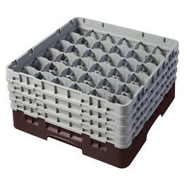 CAMBRO Cesta de lavado 36 comp. Rojo