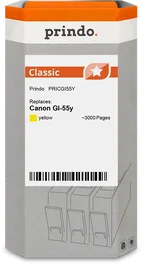 Prindo Cartucho de tinta amarillo PRICGI55Y Classic ~3000 Seiten
