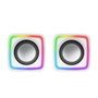 Mars Gaming MSCUBEW Altavoces Gaming RGB 8W Blanco