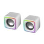 Mars Gaming MSCUBEW Altavoces Gaming RGB 8W Blanco