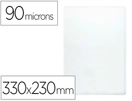 Q-connect Funda portadocumento folio 90 micras transparente