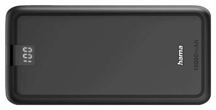 Hama Powerbank Performance 10 10000 mAh 2xUSB-A 1xUSB-C Indicador de Carga Antracita Hama Powerbank Performance 10 10000 mAh 2xUSB-A 1xUSB-C Indicador de Carga Antracita