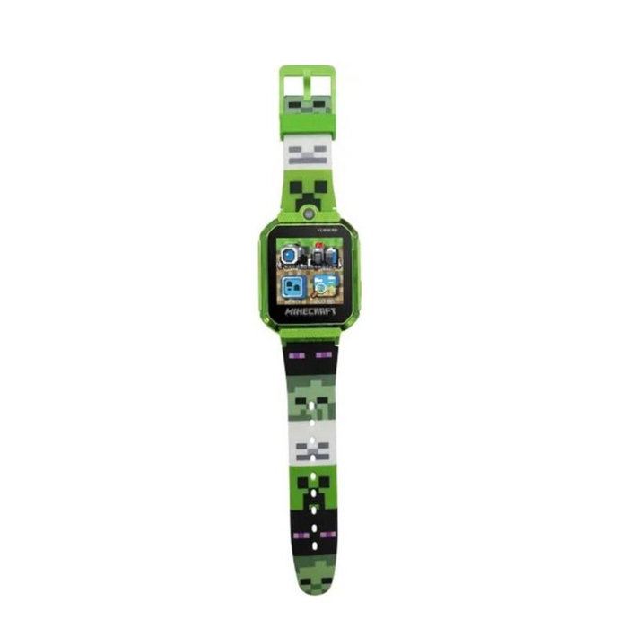 Reloj Inteligente Minecraft Oficial con Cámara Selfie, Grabadora de Voz y Alarma para Niños +3 Años Reloj Inteligente Minecraft Oficial con Cámara Selfie, Grabadora de Voz y Alarma para Niños +3 Años