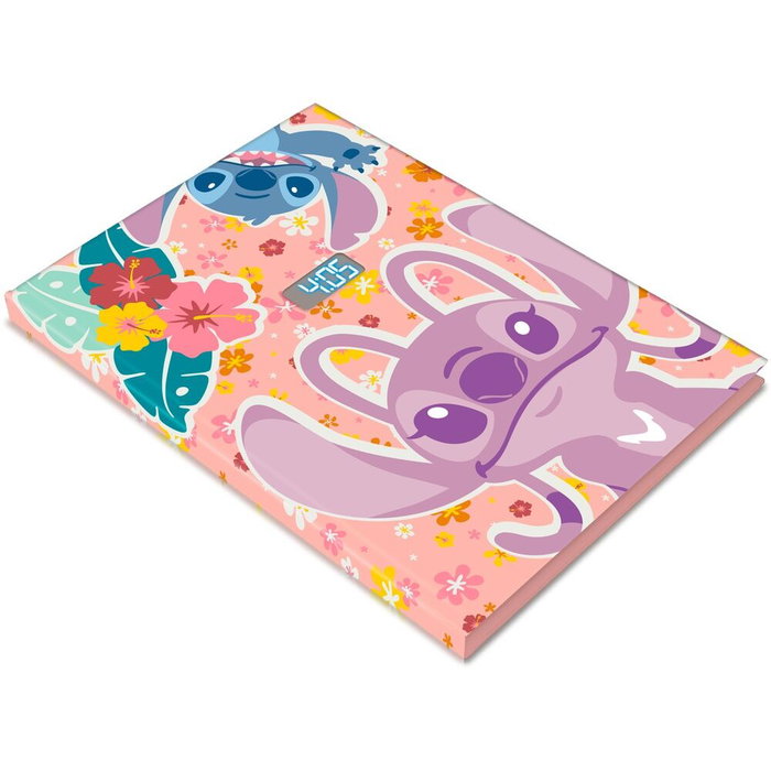 KIDS LICENSING Cuaderno con Reloj LED Stitch Disney Tamaño 28x25x2cm