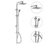 ORYX Columna Ducha Universal Multifuncional Cuadrada en Acero Inoxidable