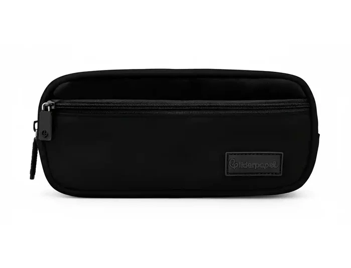 Liderpapel Estuche portatodo Duo 3 cremalleras con bolsillo frontal negro Liderpapel Estuche portatodo Duo 3 cremalleras con bolsillo frontal negro
