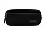 Liderpapel Estuche portatodo Duo 3 cremalleras con bolsillo frontal negro