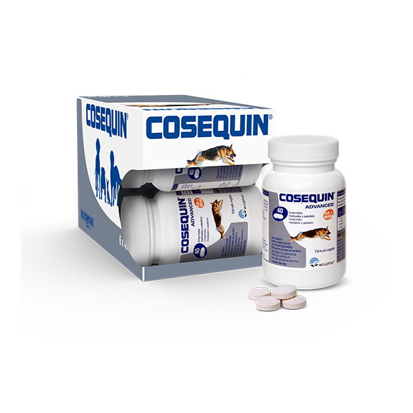 Cosequin Advanced para Perros con MSM y Ácido Hialurónico 40 Comprimidos Cosequin Advanced para Perros con MSM y Ácido Hialurónico 40 Comprimidos