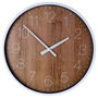 Segnale Reloj de pared efecto madera ø25cm
