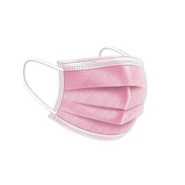 Mascarilla Quirurgica Iir 3 Capas Desechable Radex Rosa Caja De 50