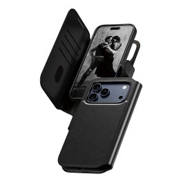 PanzerGlass CARE™ Tango 2in1 Wallet MagSafe para iPhone 17 Pro Max, Negro