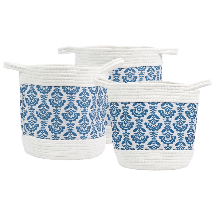Home Deco Factory Juego de 3 Cestas Almacenar Jaipur