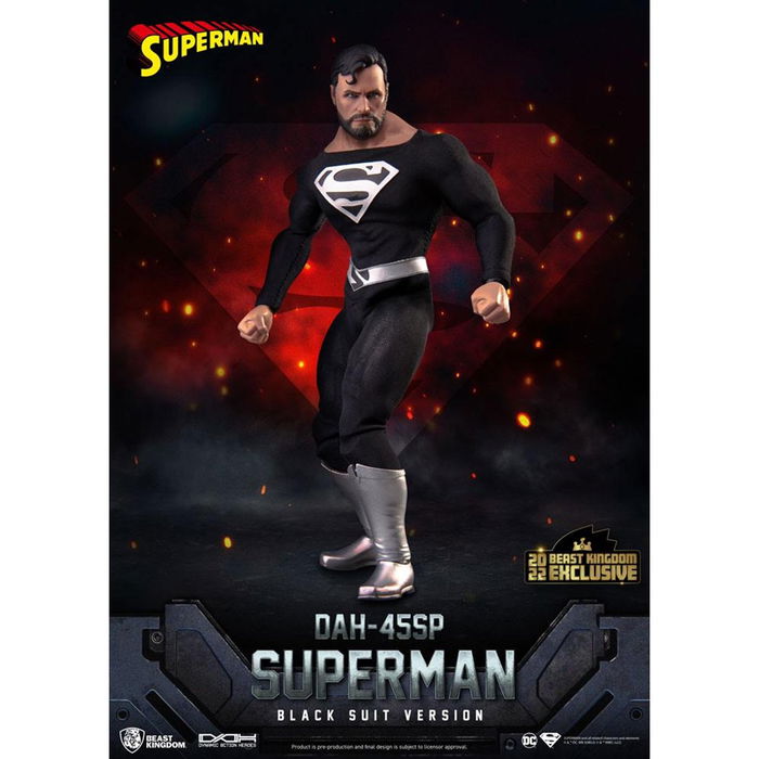Figura Beast Kingdom Superman DC Comics ABS y PVC 20cm Edición Limitada