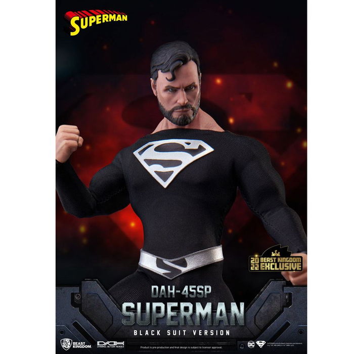 Figura Beast Kingdom Superman DC Comics ABS y PVC 20cm Edición Limitada