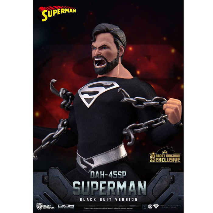 Figura Beast Kingdom Superman DC Comics ABS y PVC 20cm Edición Limitada