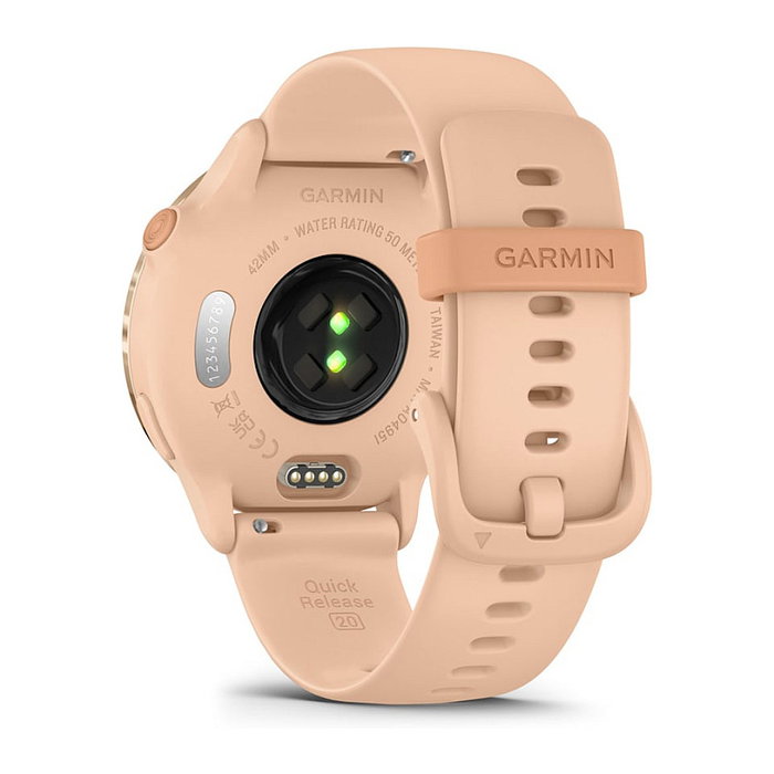 Garmin vivoactive 6 Smartwatch AMOLED 1.2 Pulgadas GPS Monitor Frecuencia Cardíaca Banda Silicona Rosa Dawn/Pink Dawn