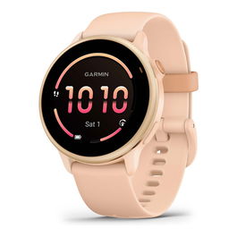 Garmin vivoactive 6 Smartwatch AMOLED 1.2 Pulgadas GPS Monitor Frecuencia Cardíaca Banda Silicona Rosa Dawn/Pink Dawn