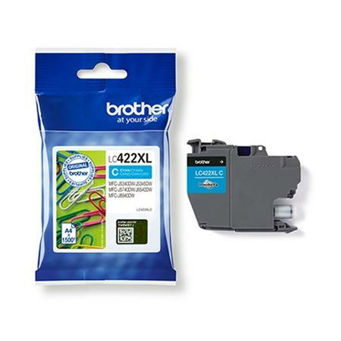 Brother LC422XLC - Tóner Color Cian / Cyan - Compatible con impresoras Brother