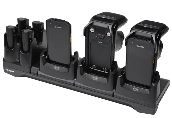 Zebra Cargador CRD3S4T-RFD40-TC2X-CHG-1R para dispositivos móviles y lectores RFID, Negro Zebra Cargador CRD3S4T-RFD40-TC2X-CHG-1R para dispositivos móviles y lectores RFID, Negro