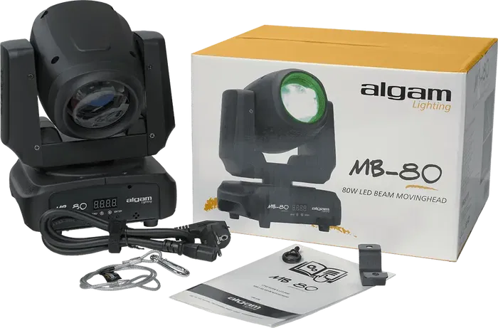 Algamlight Led Blanco 80W con Efectos de Color, Arco Iris y Estroboscópico